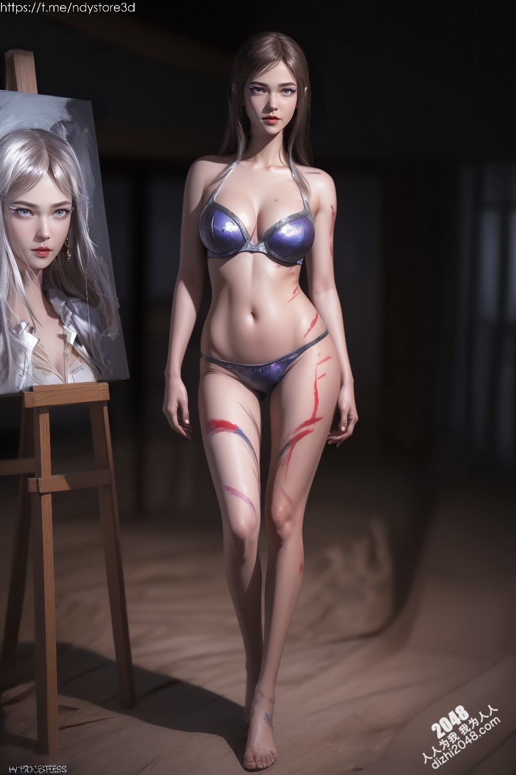武庚纪绝色美人白龙：高清写真，极致诱惑，令人窒息的曼妙身姿(13)