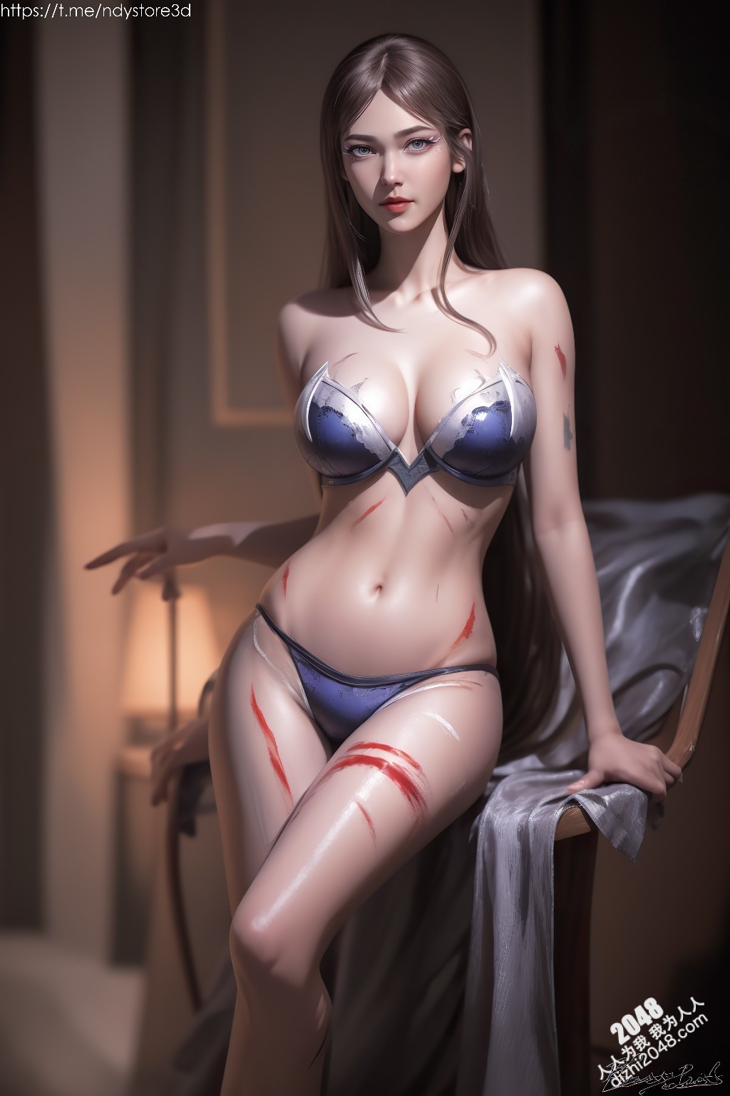 武庚纪绝色美人白龙：高清写真，极致诱惑，令人窒息的曼妙身姿(17)