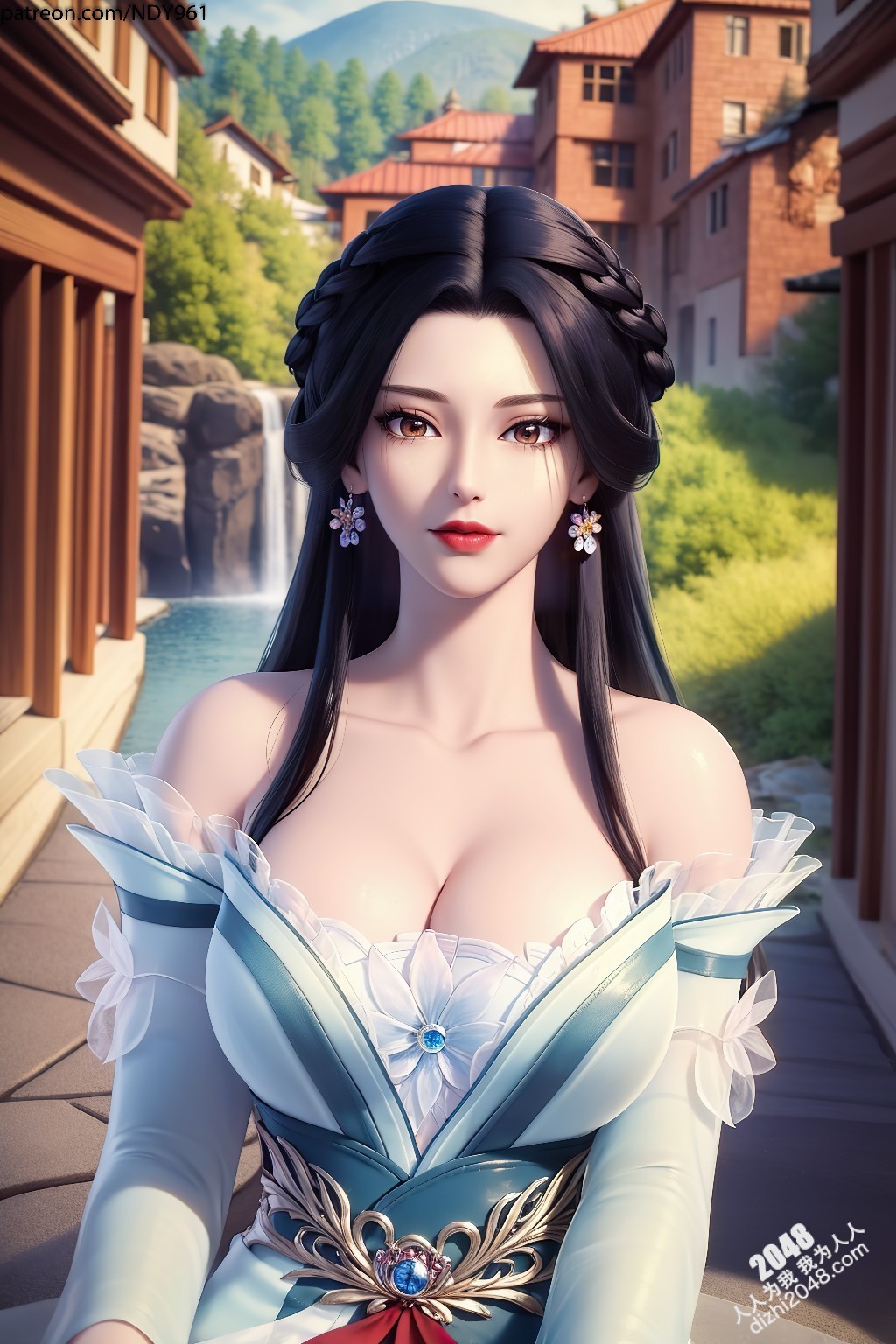 江边星辰：绝世美女的暧昧诱惑，轻纱薄衣下的曼妙身姿，令人沉醉的致命吸引力(9)