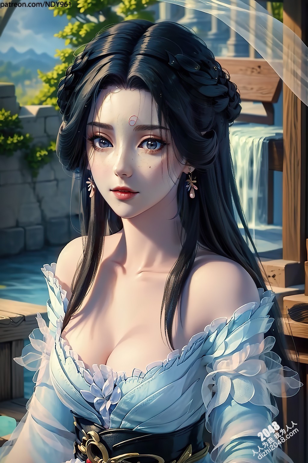 江边星辰：绝世美女的暧昧诱惑，轻纱薄衣下的曼妙身姿，令人沉醉的致命吸引力(12)