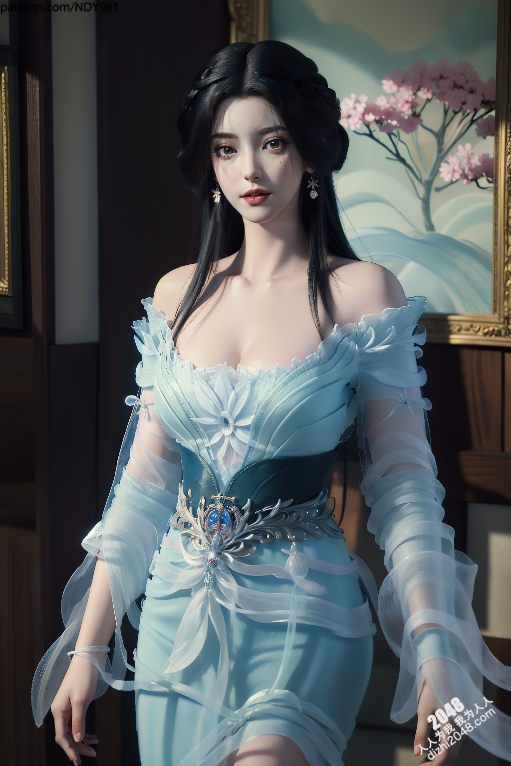 江边星辰：绝世美女的暧昧诱惑，轻纱薄衣下的曼妙身姿，令人沉醉的致命吸引力(14)