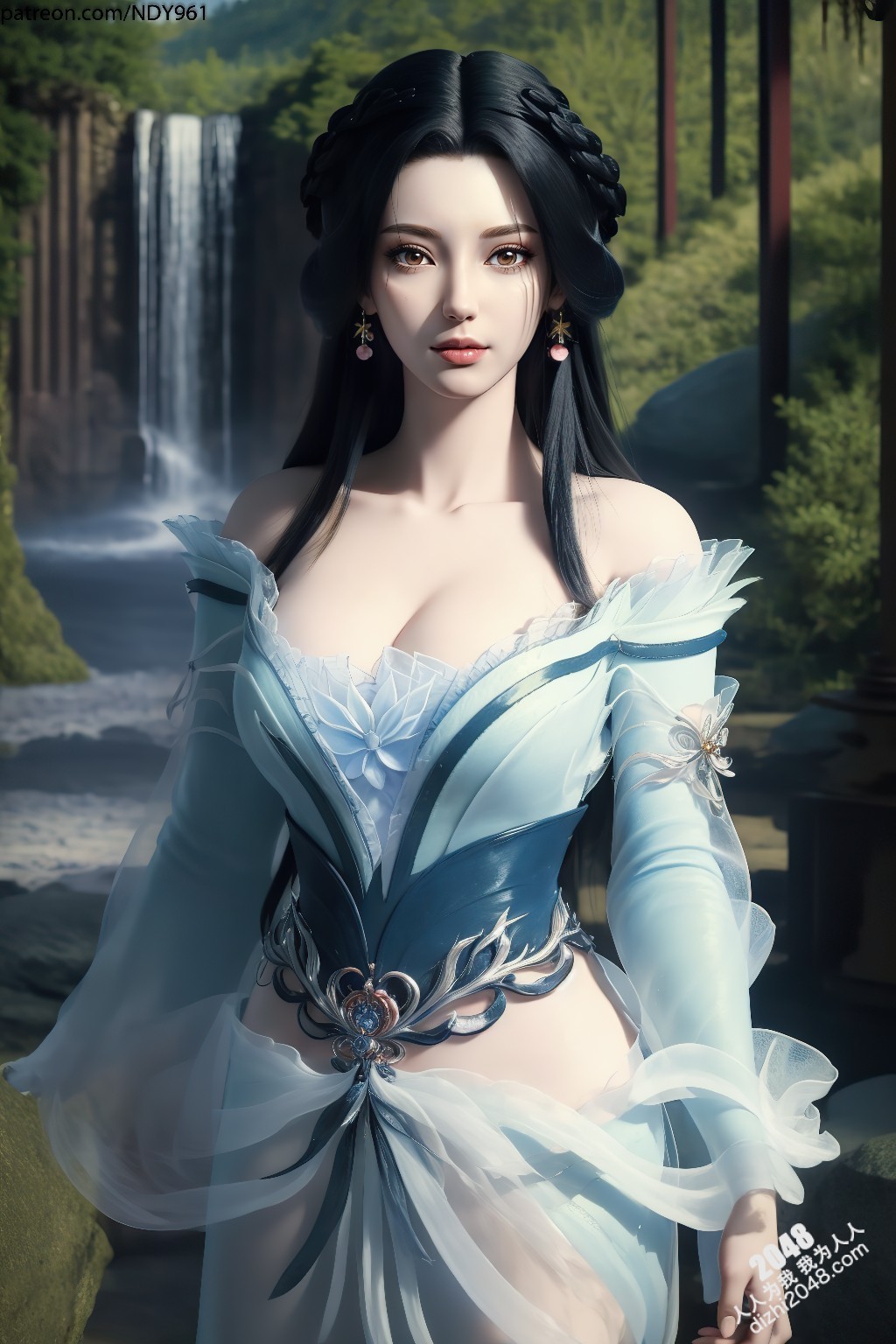 江边星辰：绝世美女的暧昧诱惑，轻纱薄衣下的曼妙身姿，令人沉醉的致命吸引力(15)