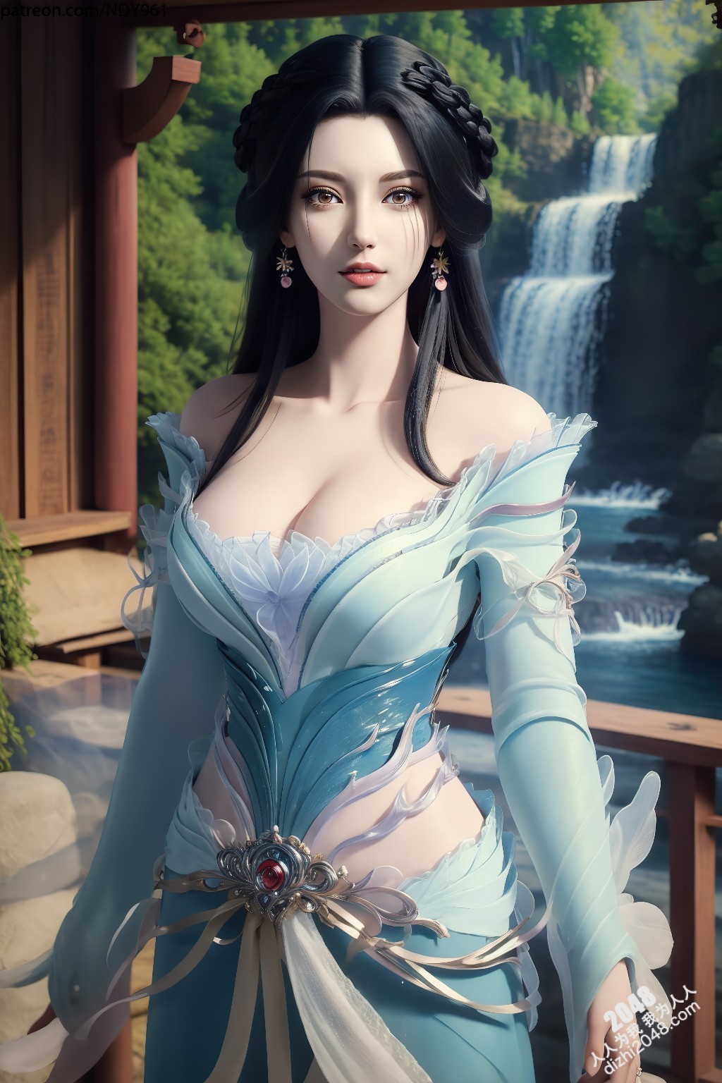 江边星辰：绝世美女的暧昧诱惑，轻纱薄衣下的曼妙身姿，令人沉醉的致命吸引力(18)