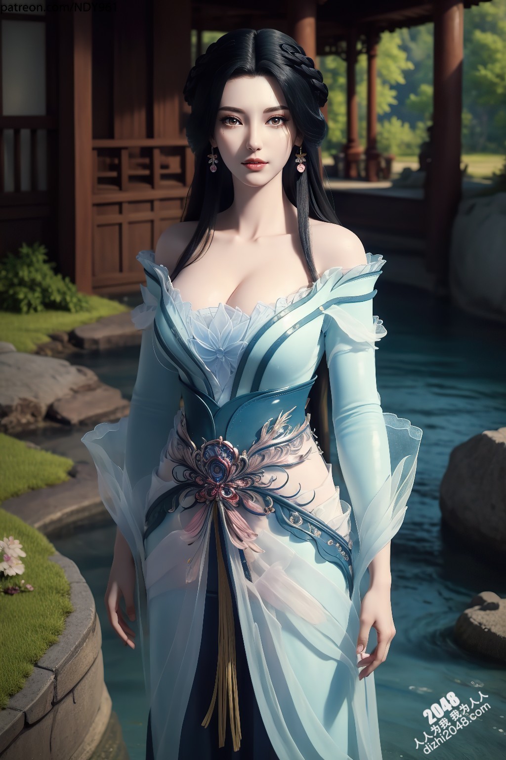 江边星辰：绝世美女的暧昧诱惑，轻纱薄衣下的曼妙身姿，令人沉醉的致命吸引力(20)