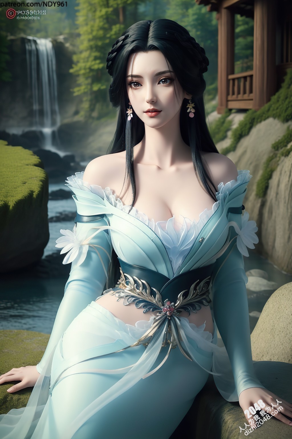 江边星辰：绝世美女的暧昧诱惑，轻纱薄衣下的曼妙身姿，令人沉醉的致命吸引力(22)