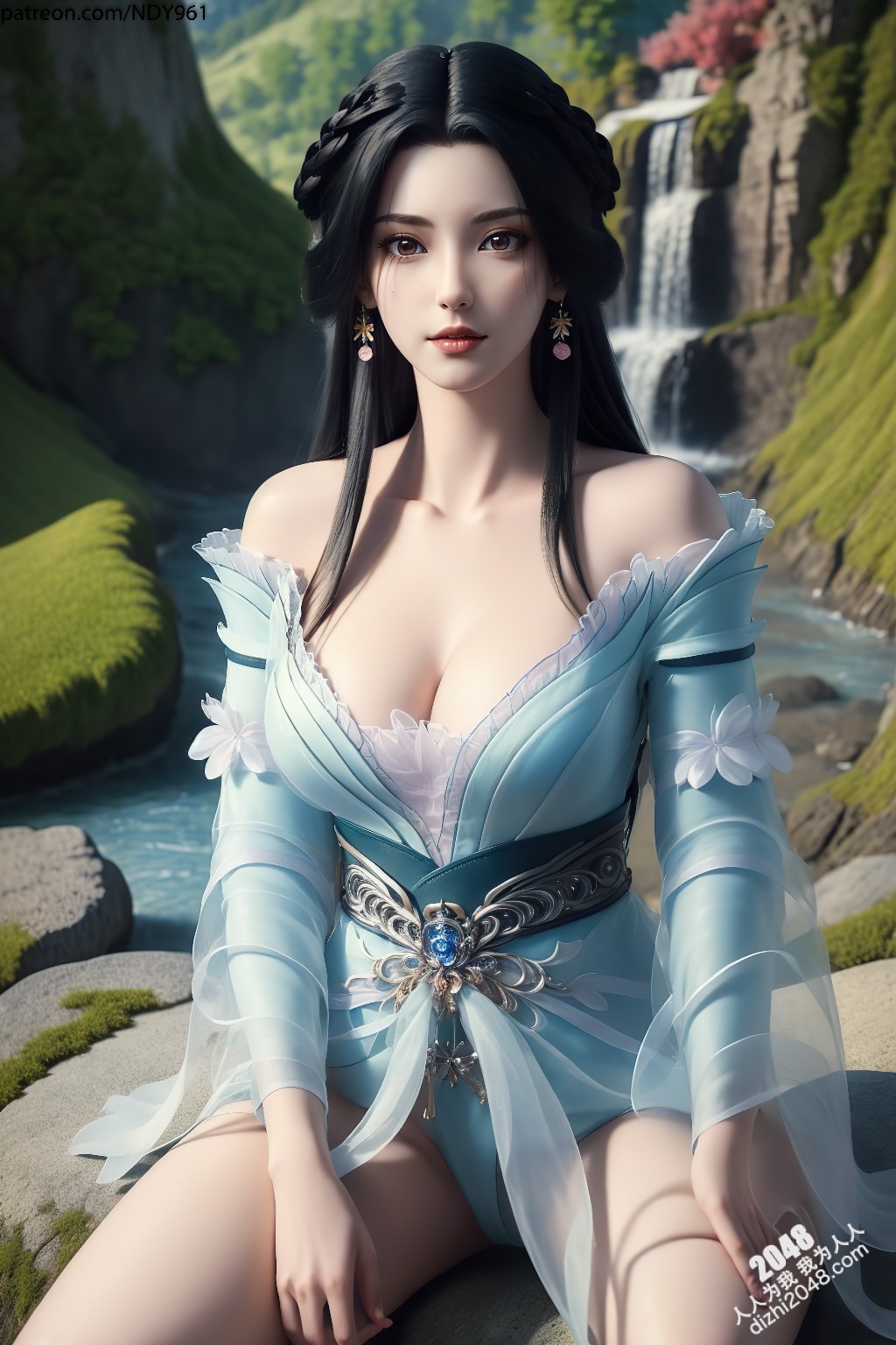 江边星辰：绝世美女的暧昧诱惑，轻纱薄衣下的曼妙身姿，令人沉醉的致命吸引力(28)