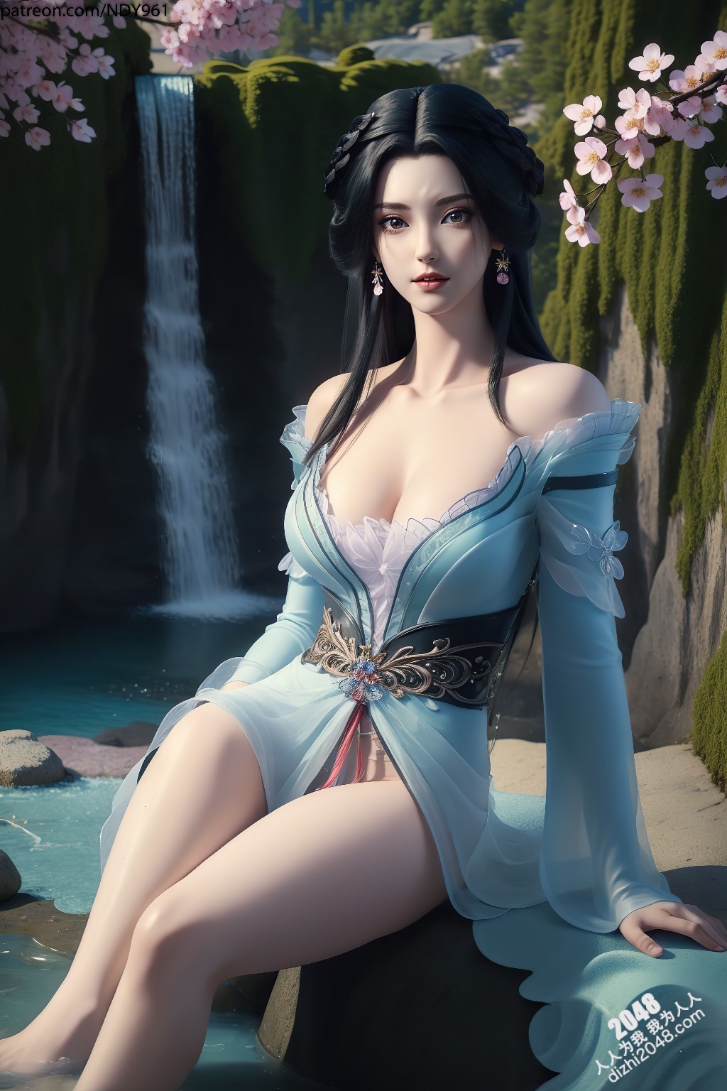 江边星辰：绝世美女的暧昧诱惑，轻纱薄衣下的曼妙身姿，令人沉醉的致命吸引力(29)