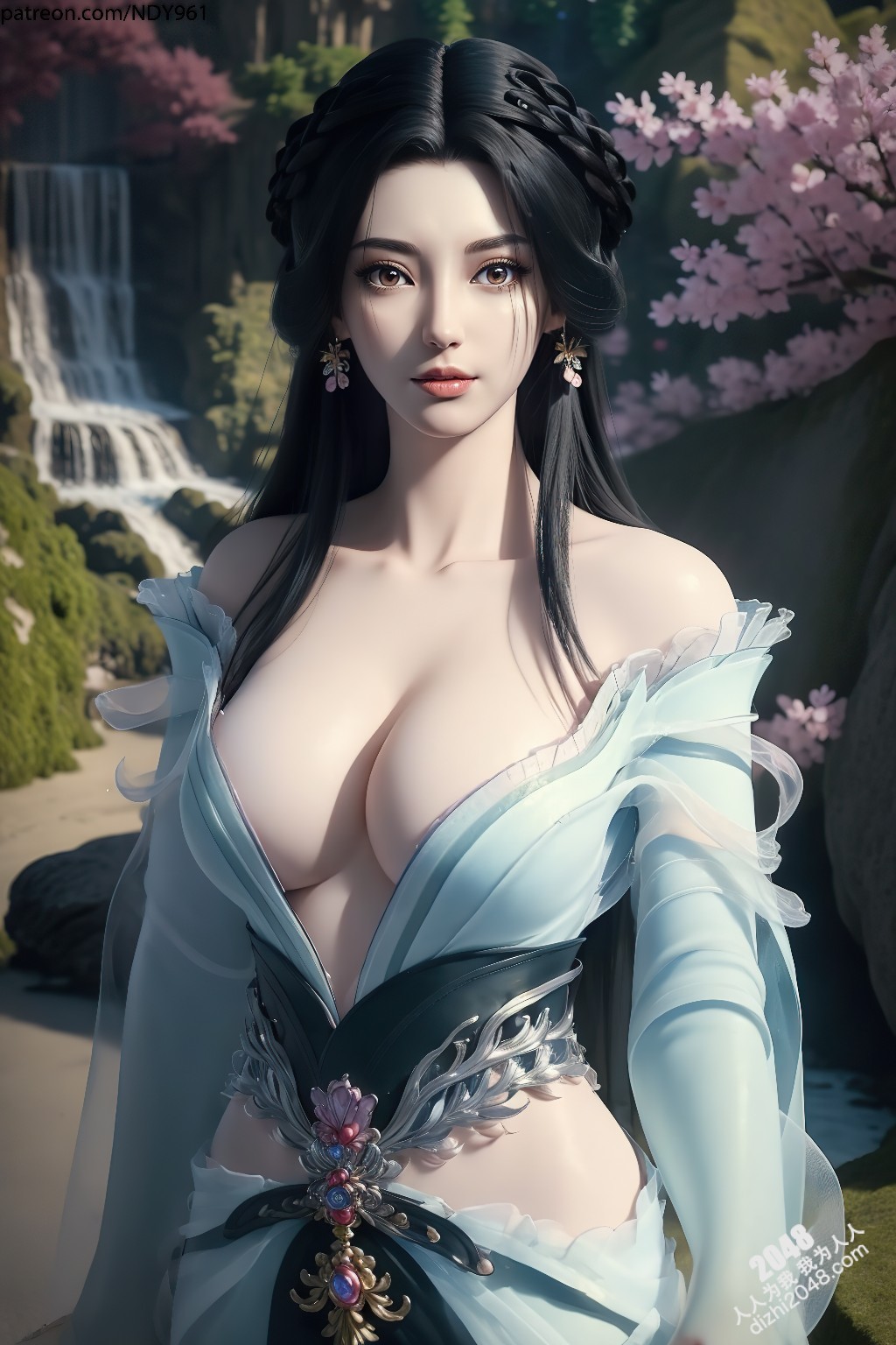 江边星辰：绝世美女的暧昧诱惑，轻纱薄衣下的曼妙身姿，令人沉醉的致命吸引力(35)