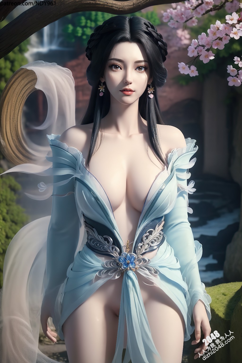 江边星辰：绝世美女的暧昧诱惑，轻纱薄衣下的曼妙身姿，令人沉醉的致命吸引力(36)