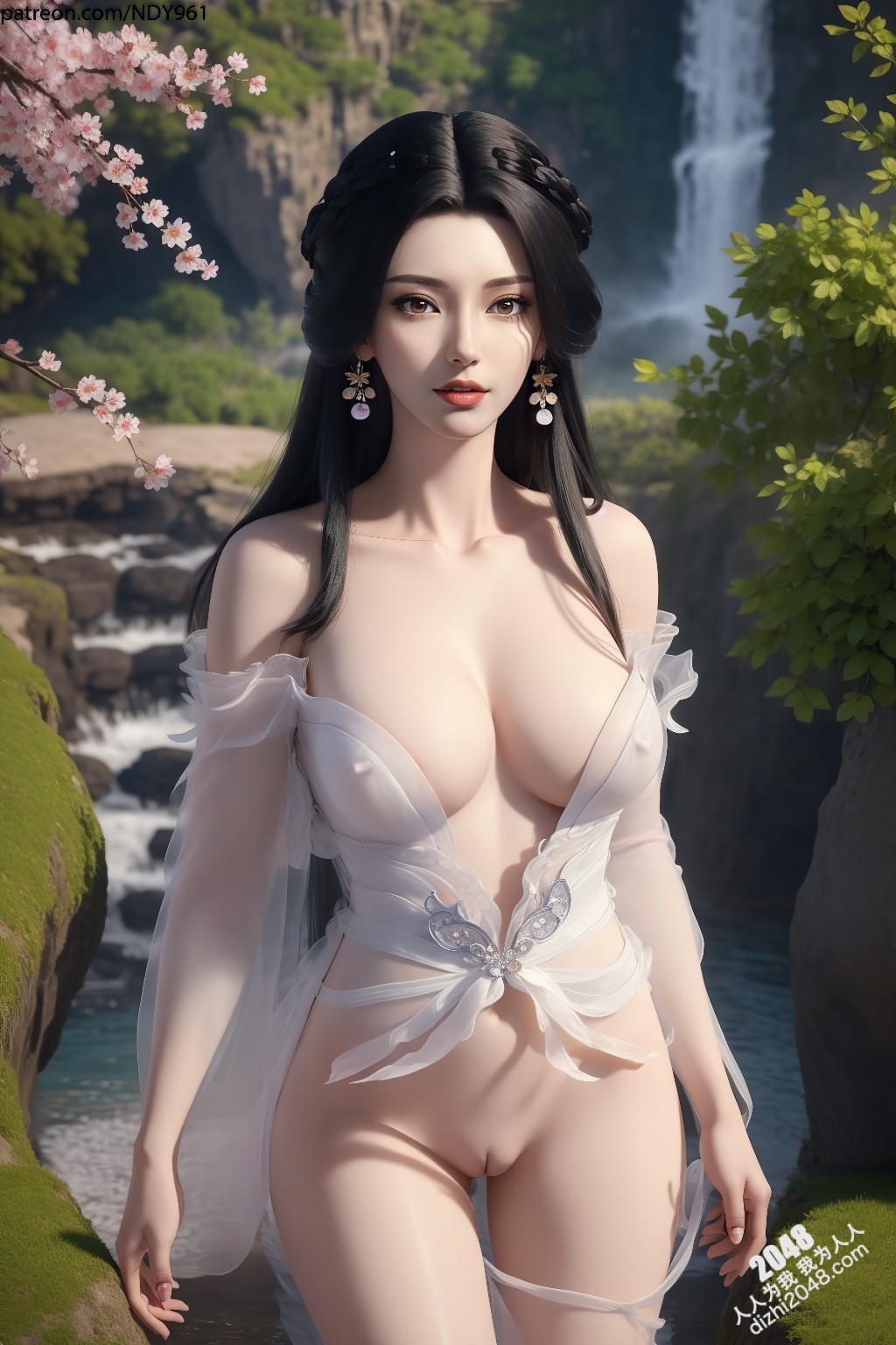 江边星辰：绝世美女的暧昧诱惑，轻纱薄衣下的曼妙身姿，令人沉醉的致命吸引力(40)