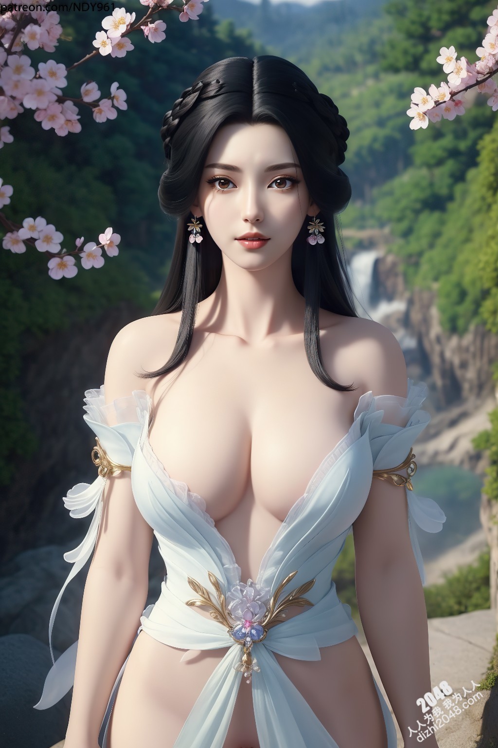 江边星辰：绝世美女的暧昧诱惑，轻纱薄衣下的曼妙身姿，令人沉醉的致命吸引力(49)