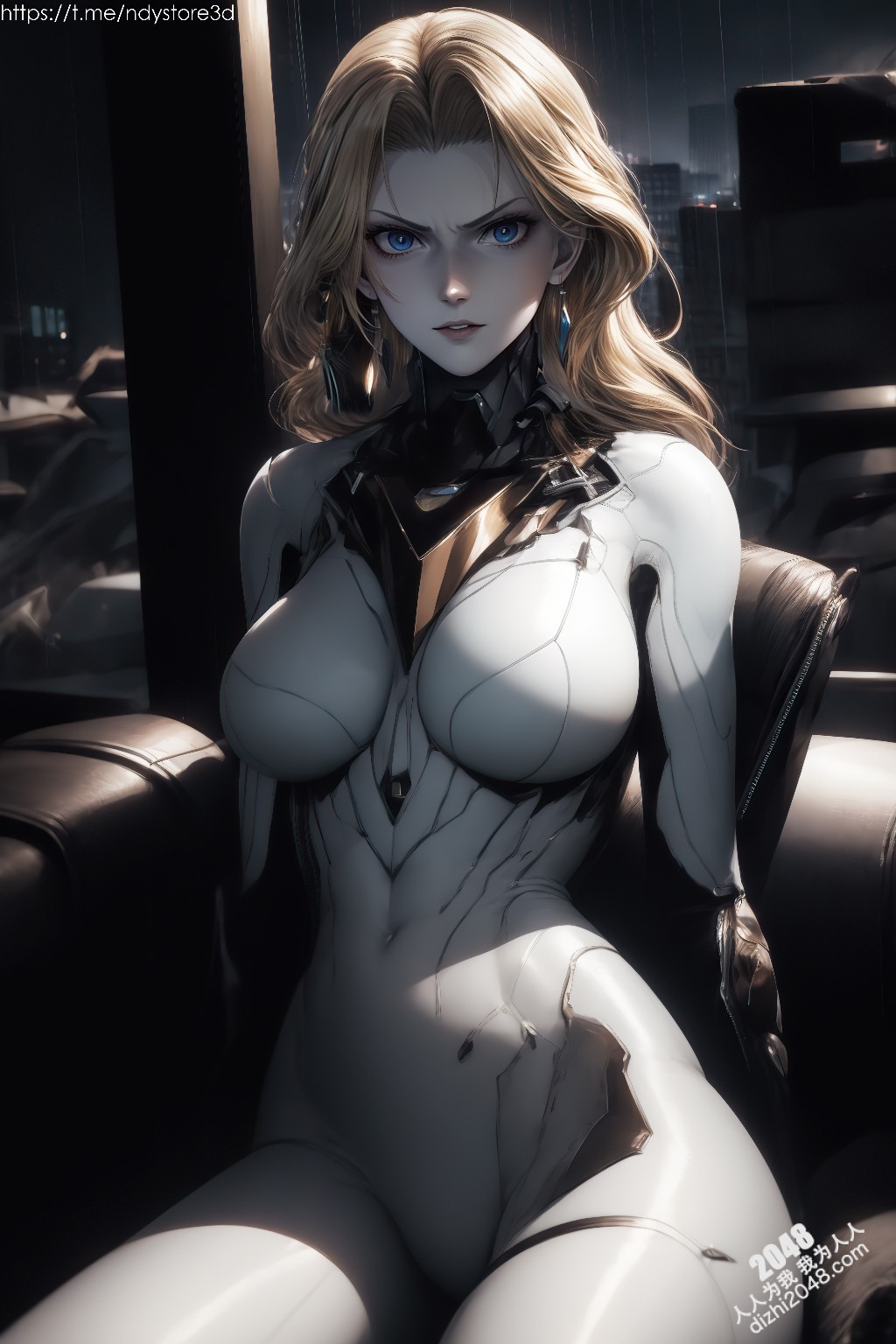 吞星女郎妮娜：都市魅影，致命诱惑，紧身衣下的秘密，霓虹都市的性感尤物(35)