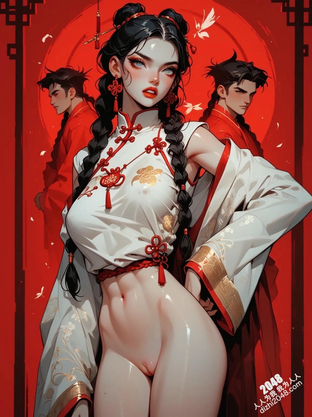 旗袍尤物：青楼女子写真集——湿透的诱惑(26)