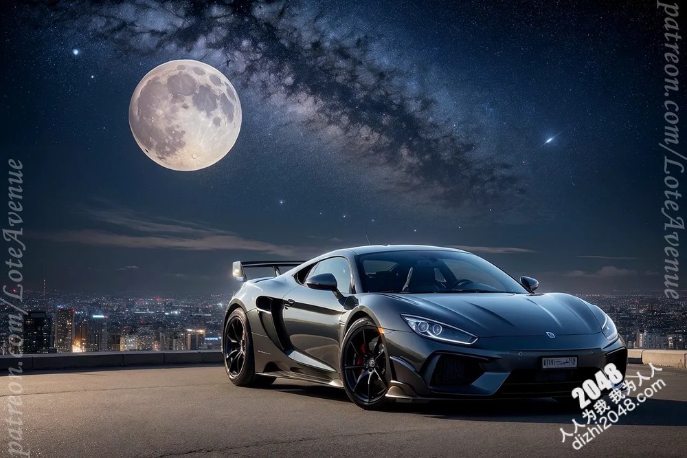 洛杉矶Rurina的夜间狂飙：月光下的性感跑车与危险游戏
