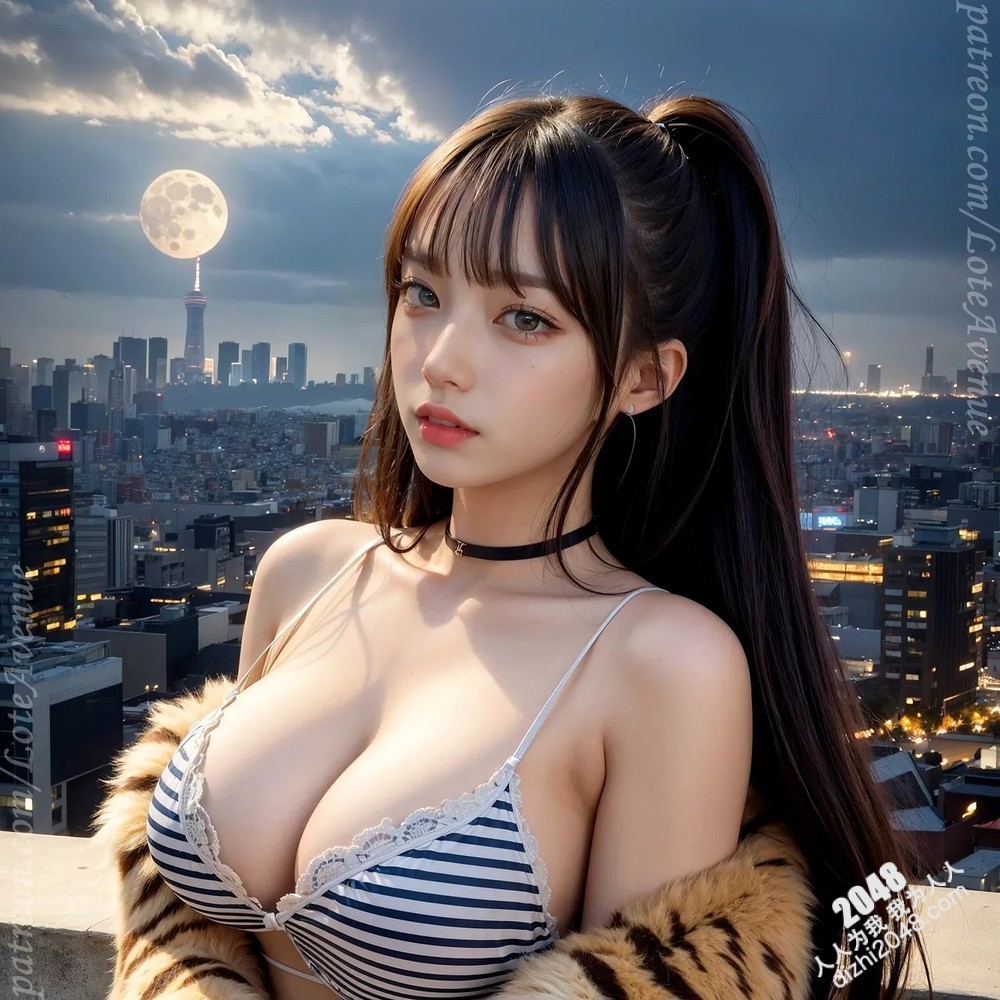 洛杉矶Rurina的夜间狂飙：月光下的性感跑车与危险游戏(12)