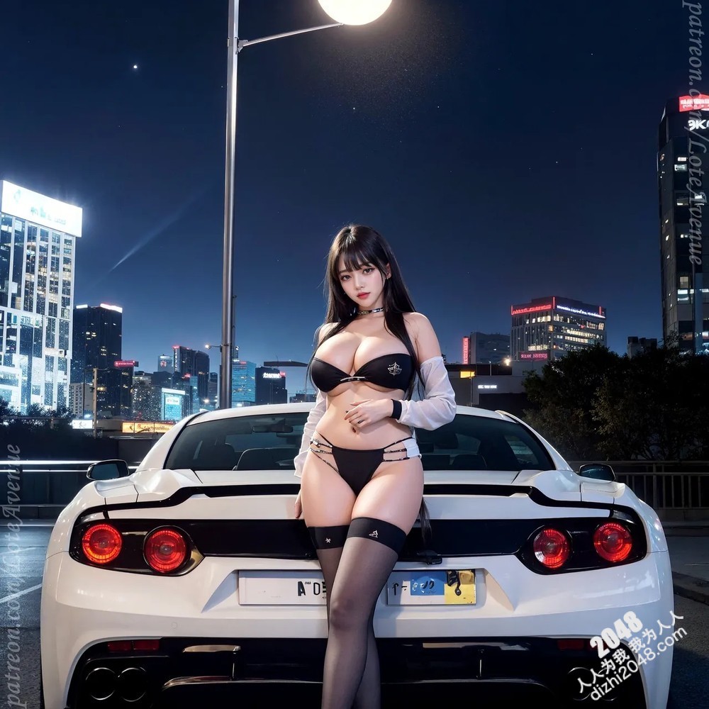 洛杉矶Rurina的夜间狂飙：月光下的性感跑车与危险游戏(18)