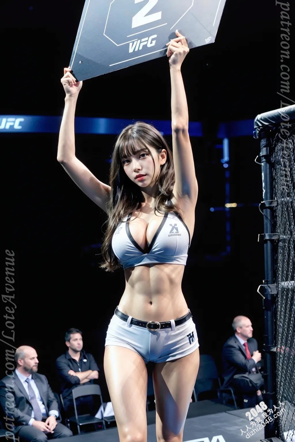 Rurina：UFC赛场上的性感尤物，曼妙身姿点燃全场激情(13)