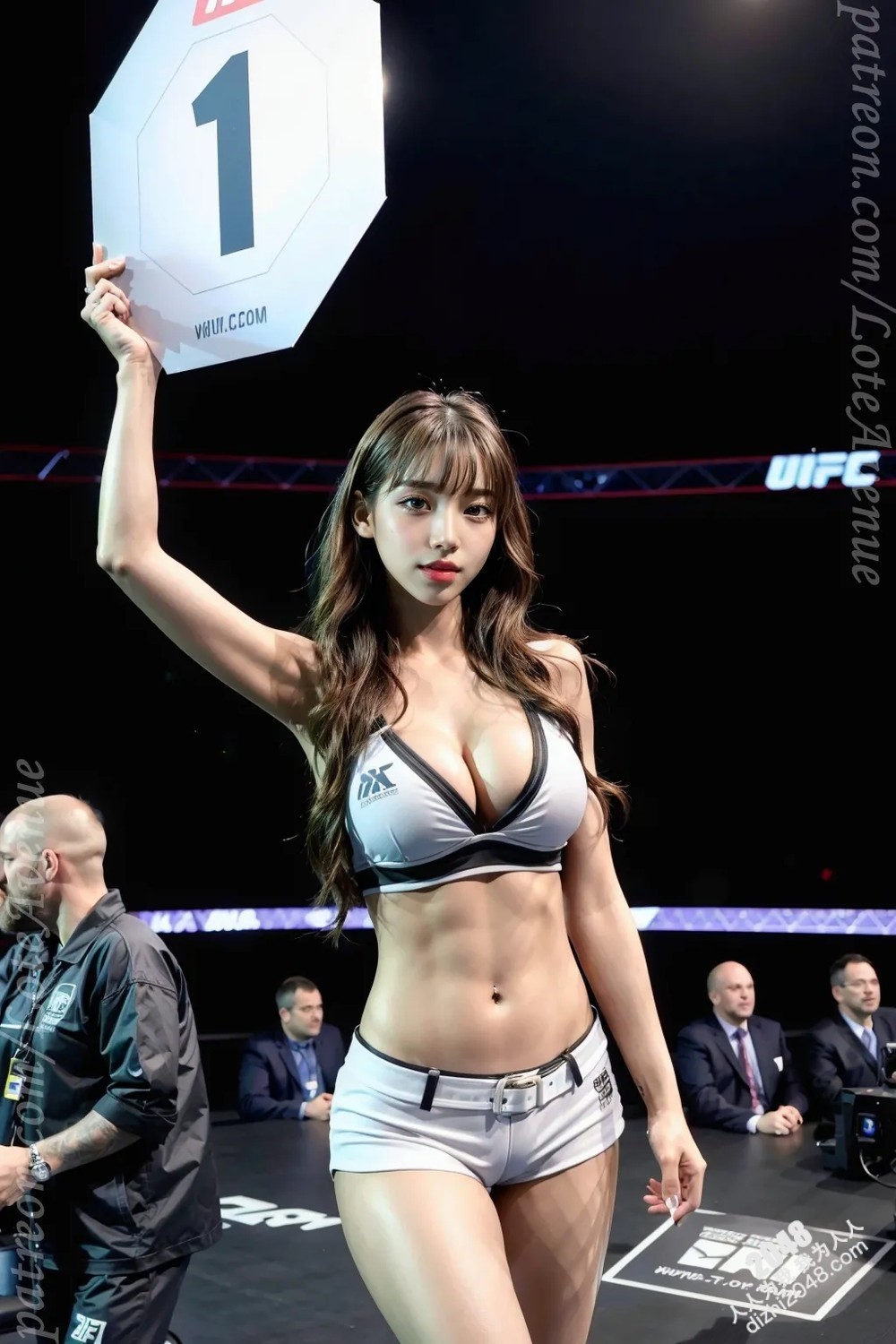 Rurina：UFC赛场上的性感尤物，曼妙身姿点燃全场激情(17)
