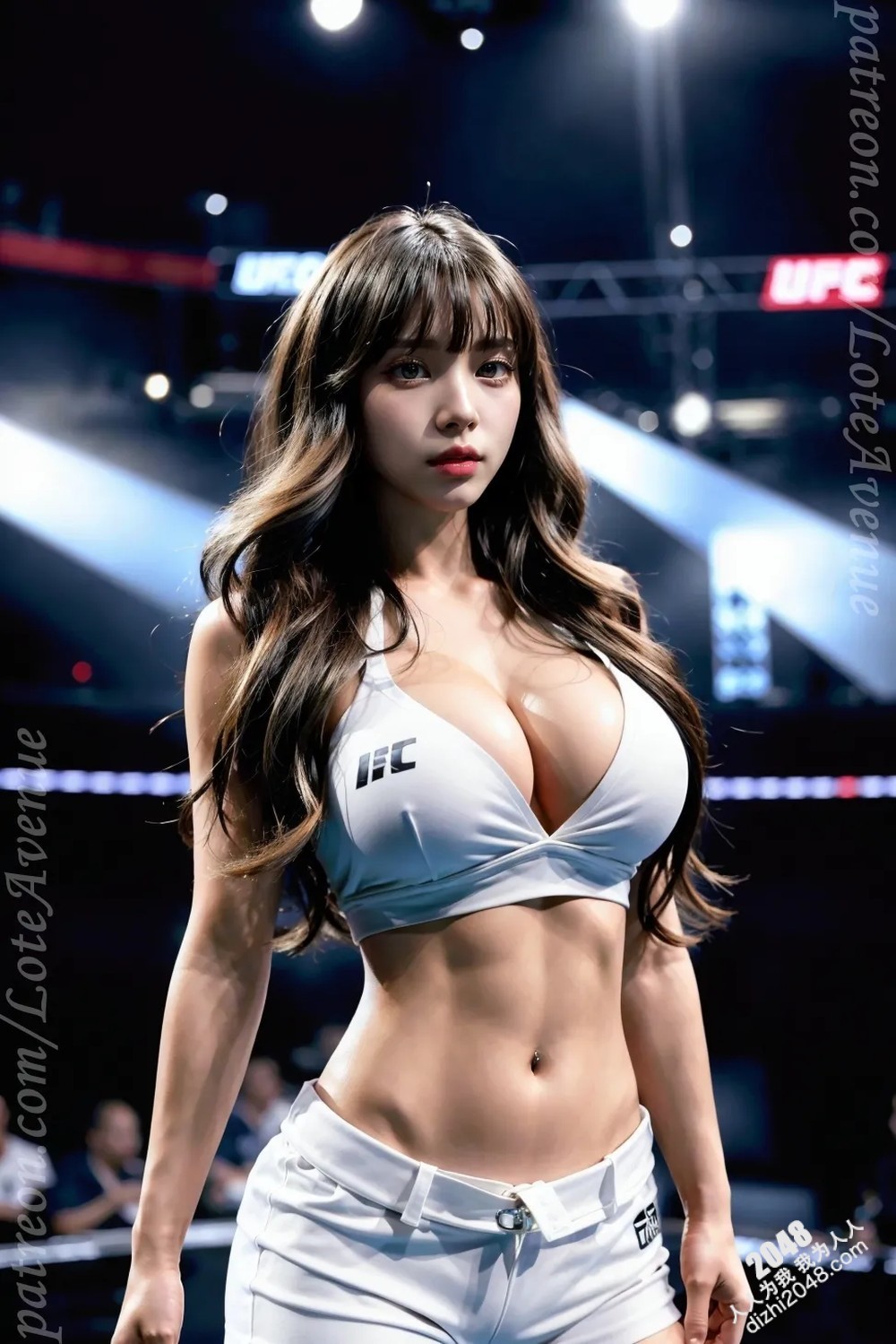 Rurina：UFC赛场上的性感尤物，曼妙身姿点燃全场激情(18)