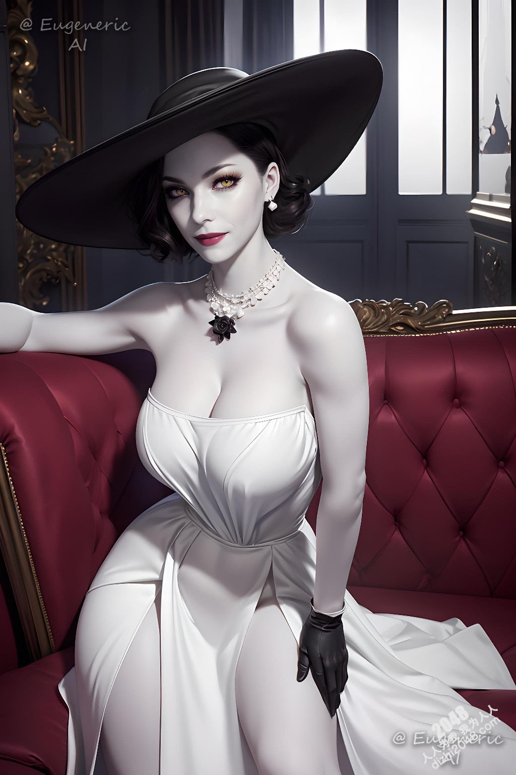 RE Village：致命诱惑—Alcina Dimitrescu的魅惑森林，吸血鬼贵妇的禁忌之恋，令人脸红心跳的秘密写真(16)