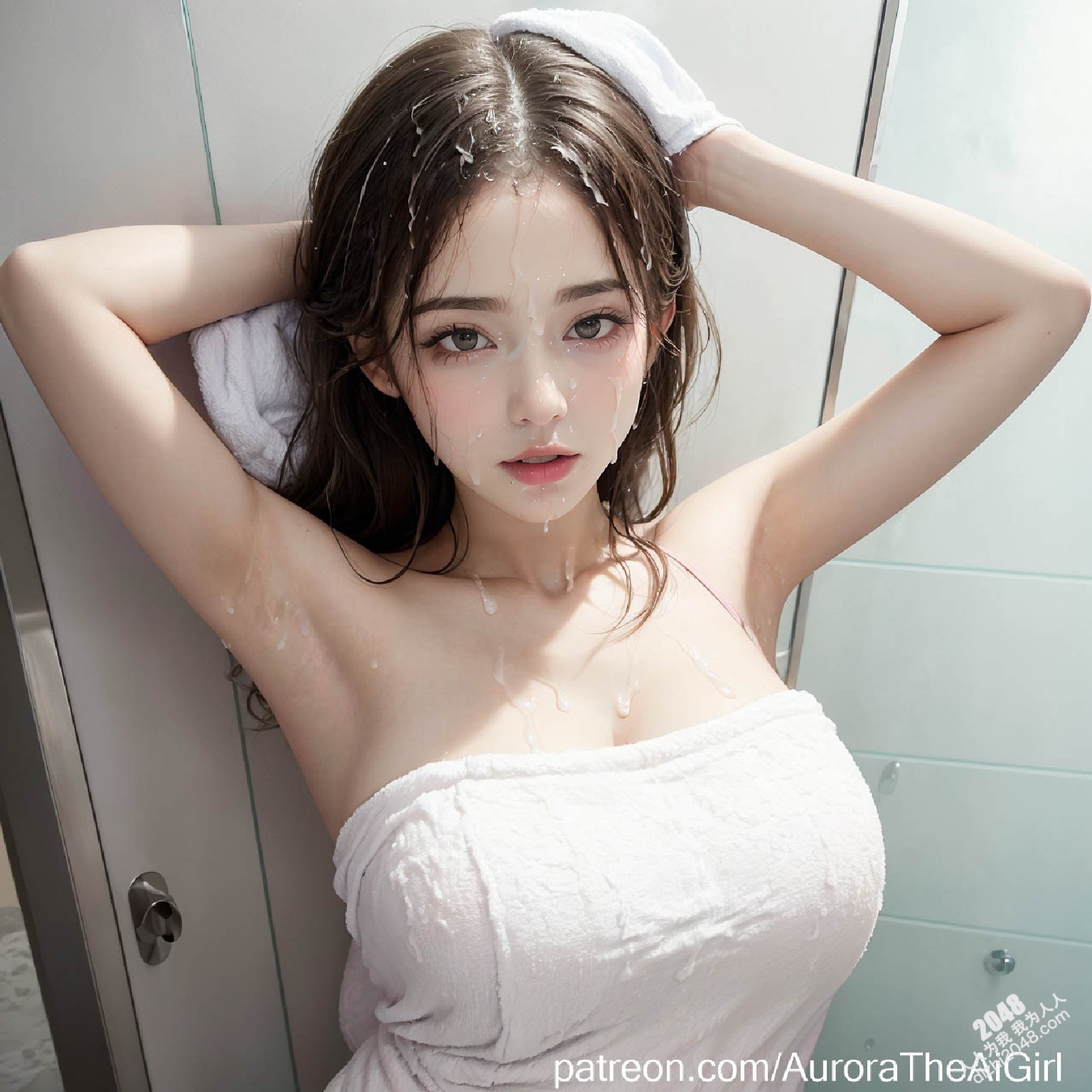 AuroraTheGirl：浴室私密时刻，湿身诱惑，极致体验(26)