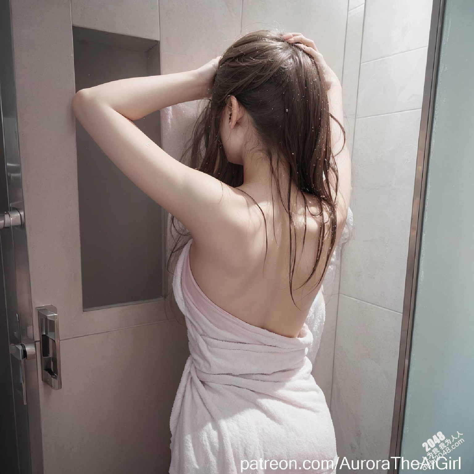 AuroraTheGirl：浴室私密时刻，湿身诱惑，极致体验(30)