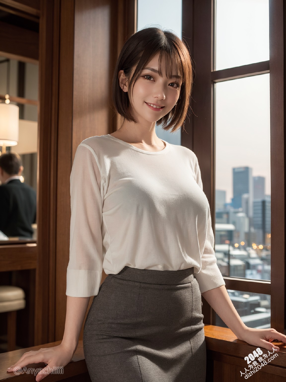 东京街头邂逅：Anyachii的魅惑瞬间(9)