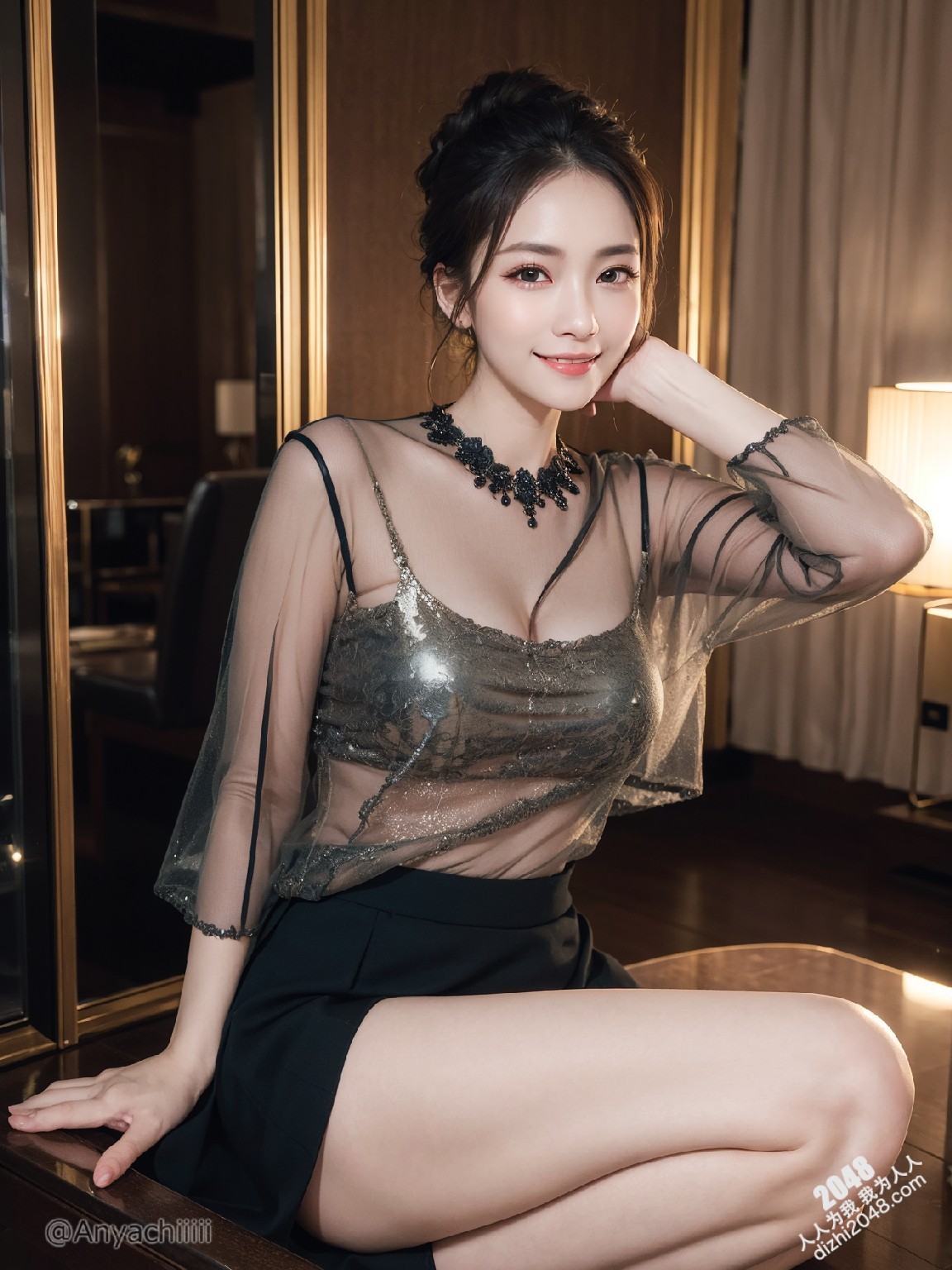 东京街头邂逅：Anyachii的魅惑瞬间(28)