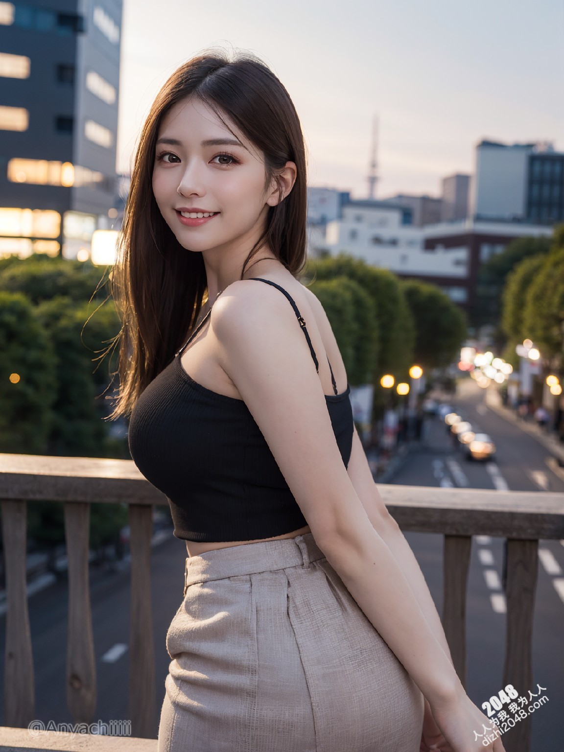 东京街头邂逅：Anyachii的魅惑瞬间(33)