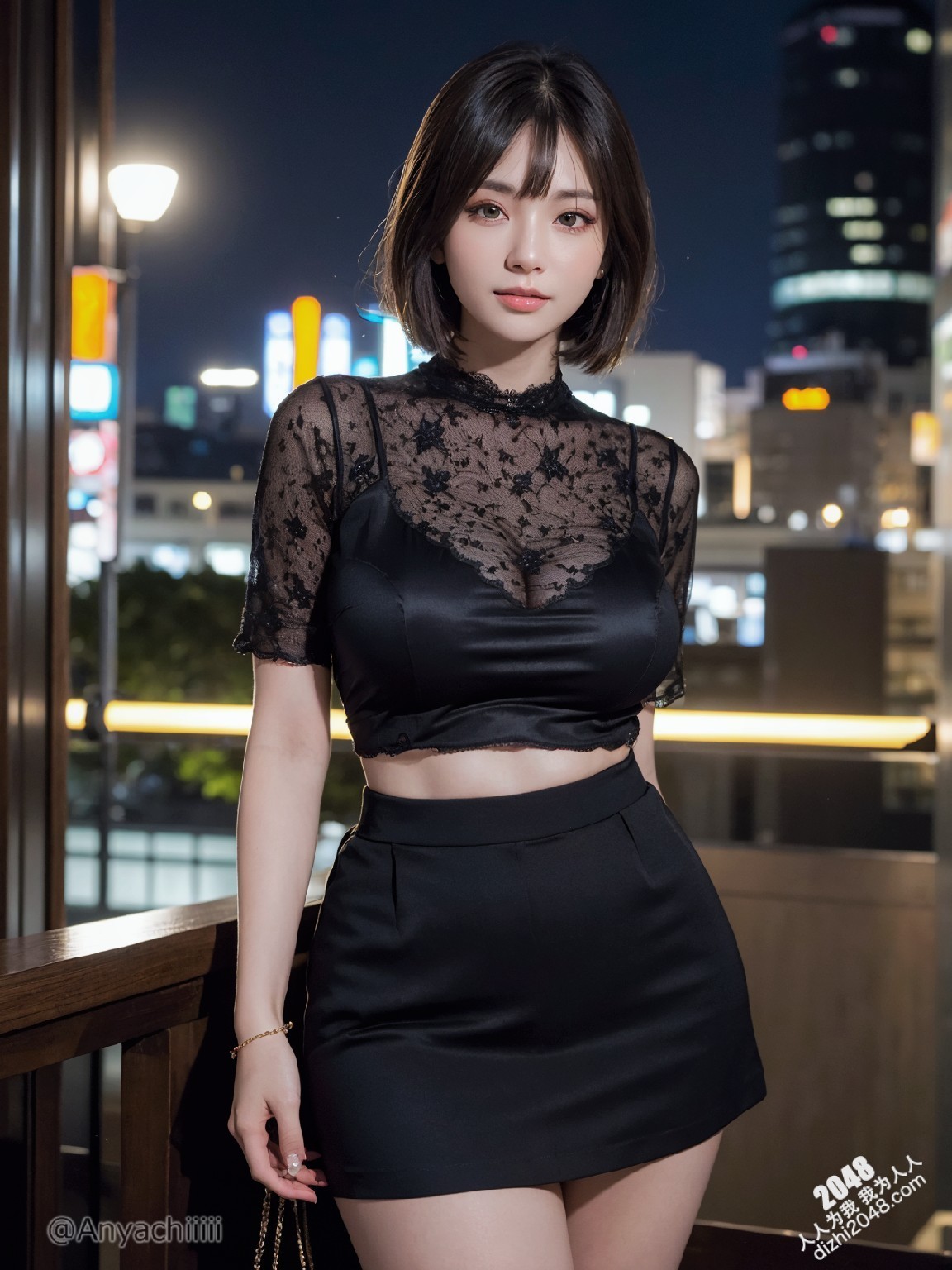 东京街头邂逅：Anyachii的魅惑瞬间(39)