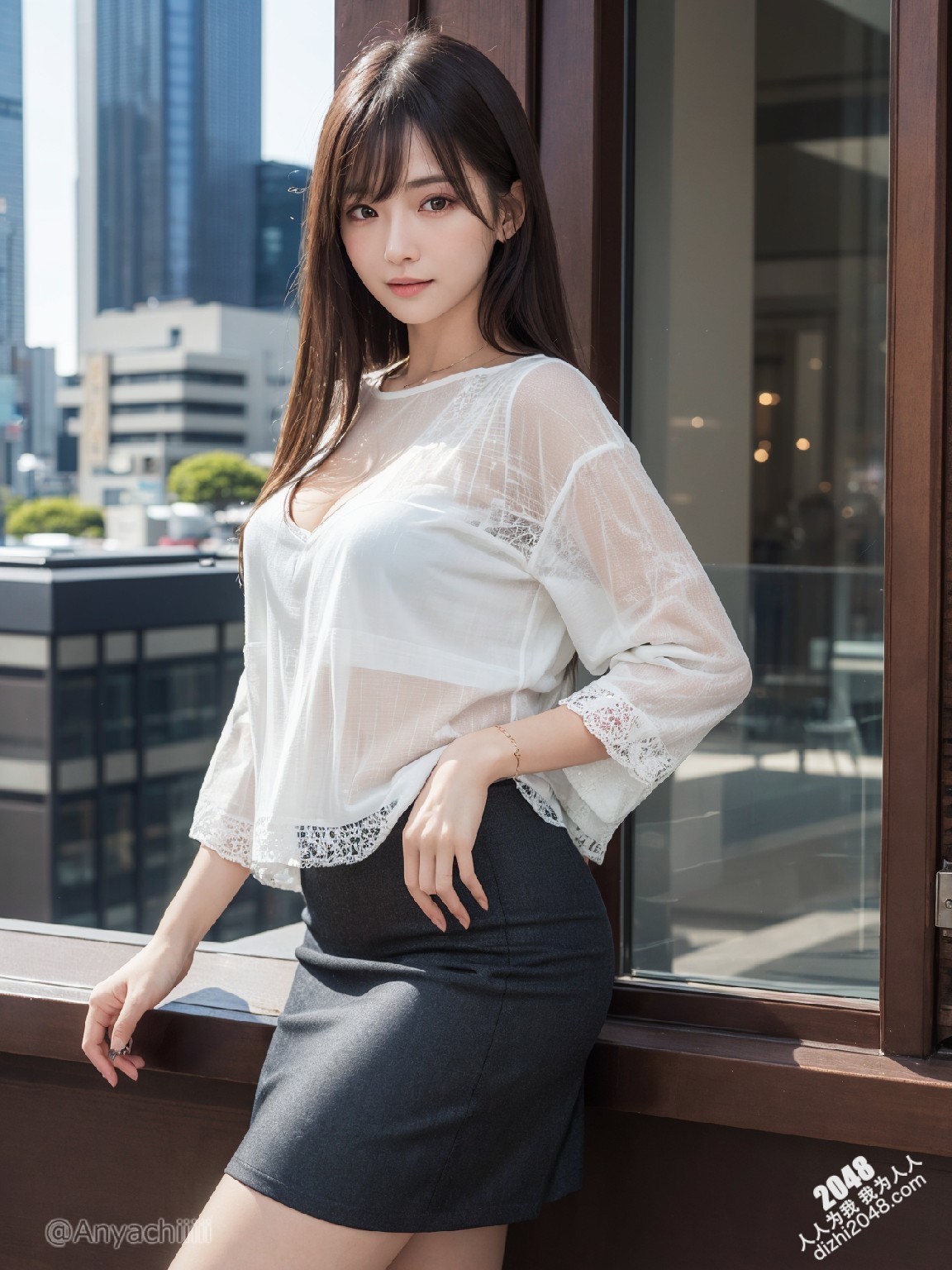 东京街头邂逅：Anyachii的魅惑瞬间(38)