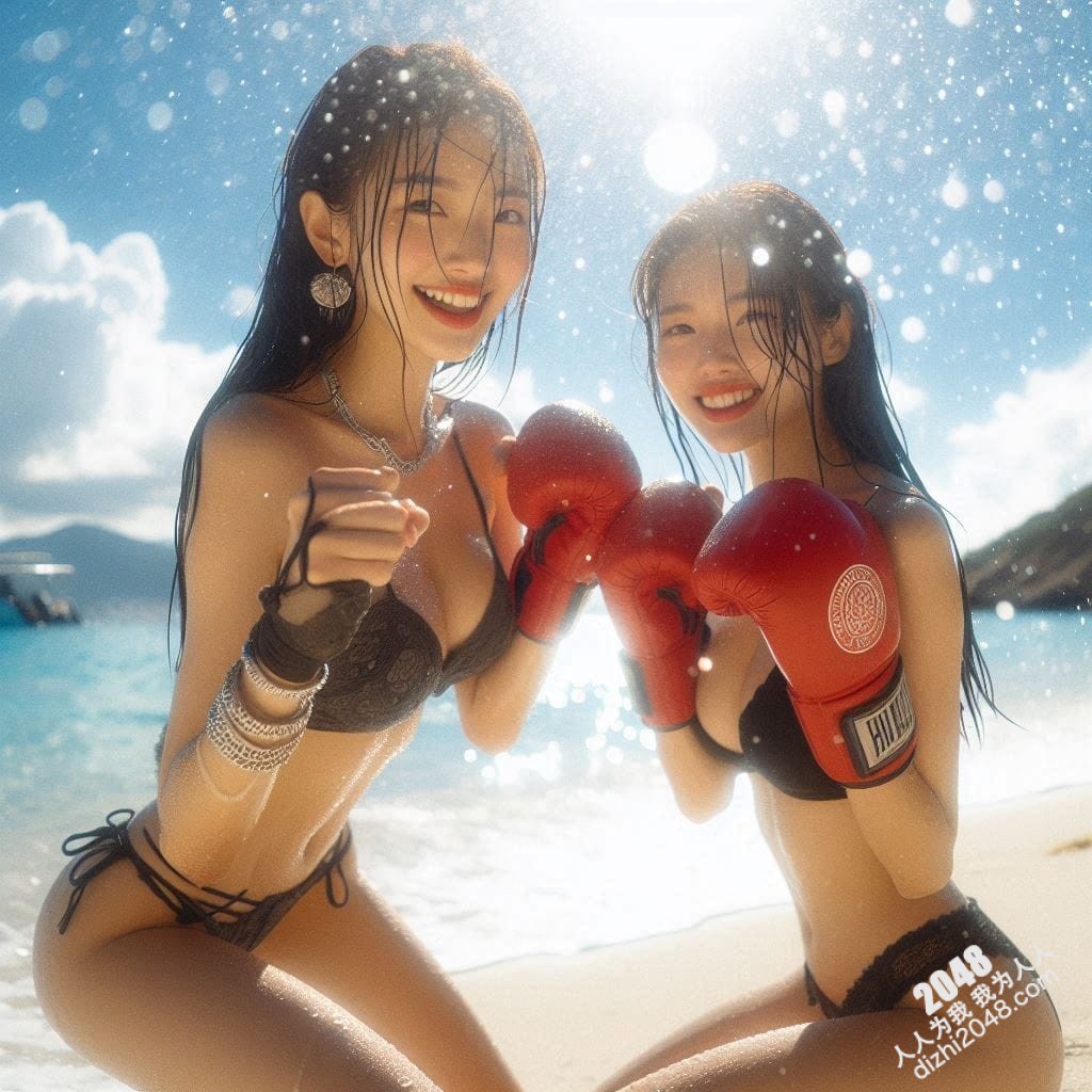 海滩拳击女神：性感比基尼下的火辣身材与力量，阳光沙滩上的致命诱惑，令人血脉喷张的搏击盛宴(17)