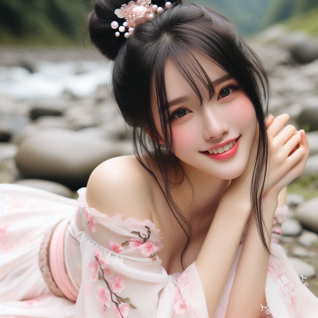 泳池边的樱花少女：诱人的曲线与青春的活力(45)