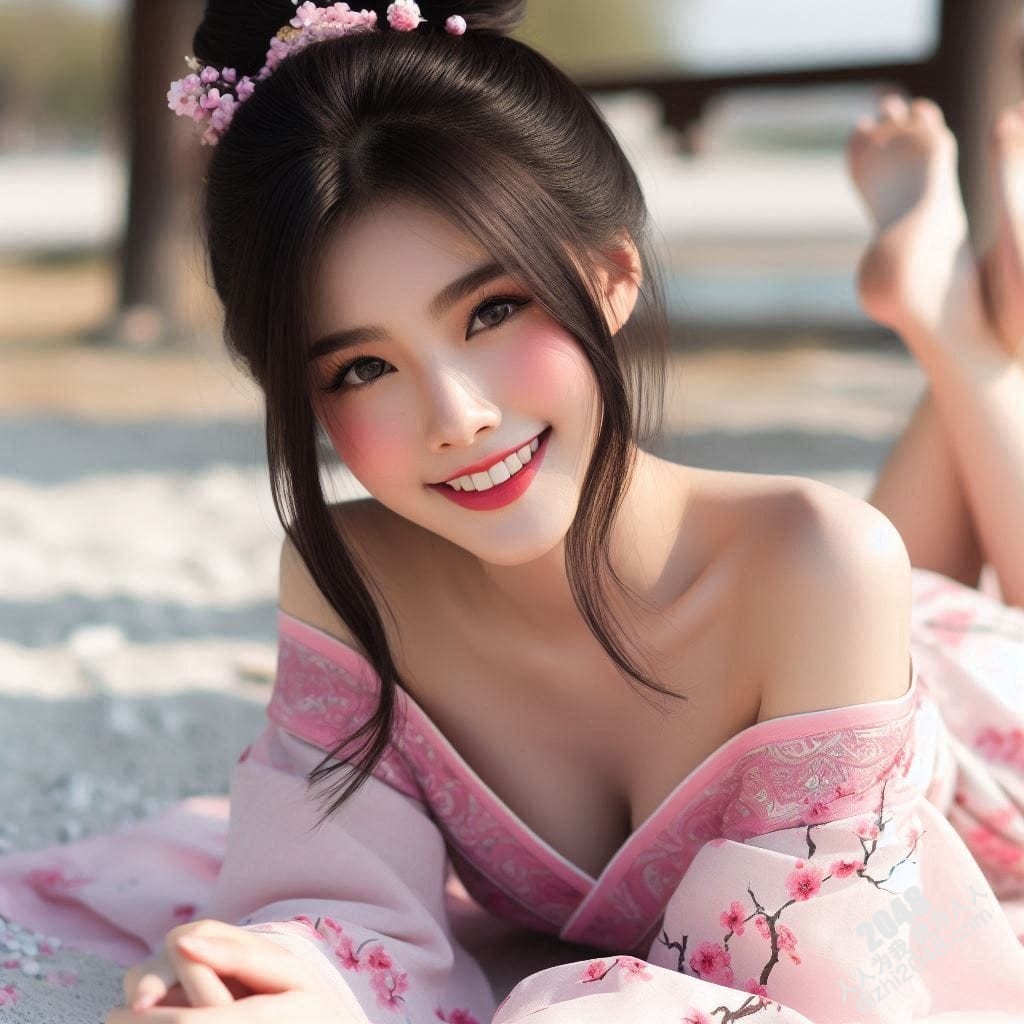 泳池边的樱花少女：诱人的曲线与青春的活力(46)