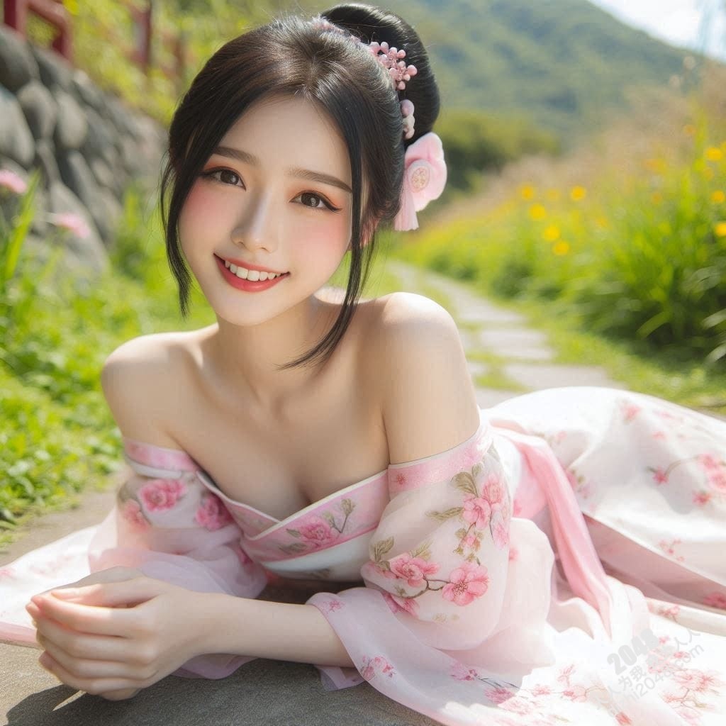 泳池边的樱花少女：诱人的曲线与青春的活力(47)