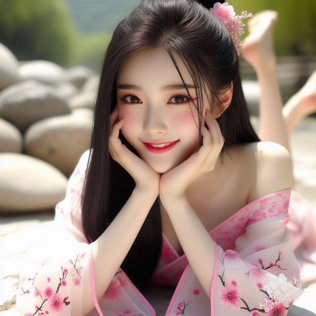 泳池边的樱花少女：诱人的曲线与青春的活力(50)