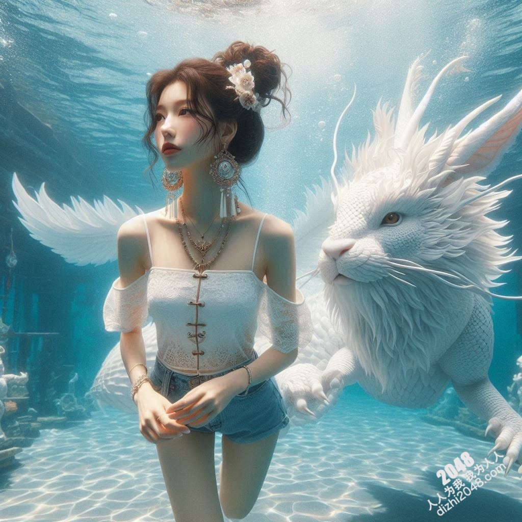 嫦娥海底魅影：月宫仙子深海私藏，绝美曲线诱惑无限(2)