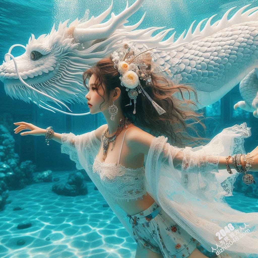 嫦娥海底魅影：月宫仙子深海私藏，绝美曲线诱惑无限(5)