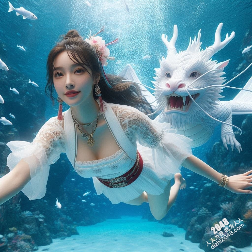 嫦娥海底魅影：月宫仙子深海私藏，绝美曲线诱惑无限(11)