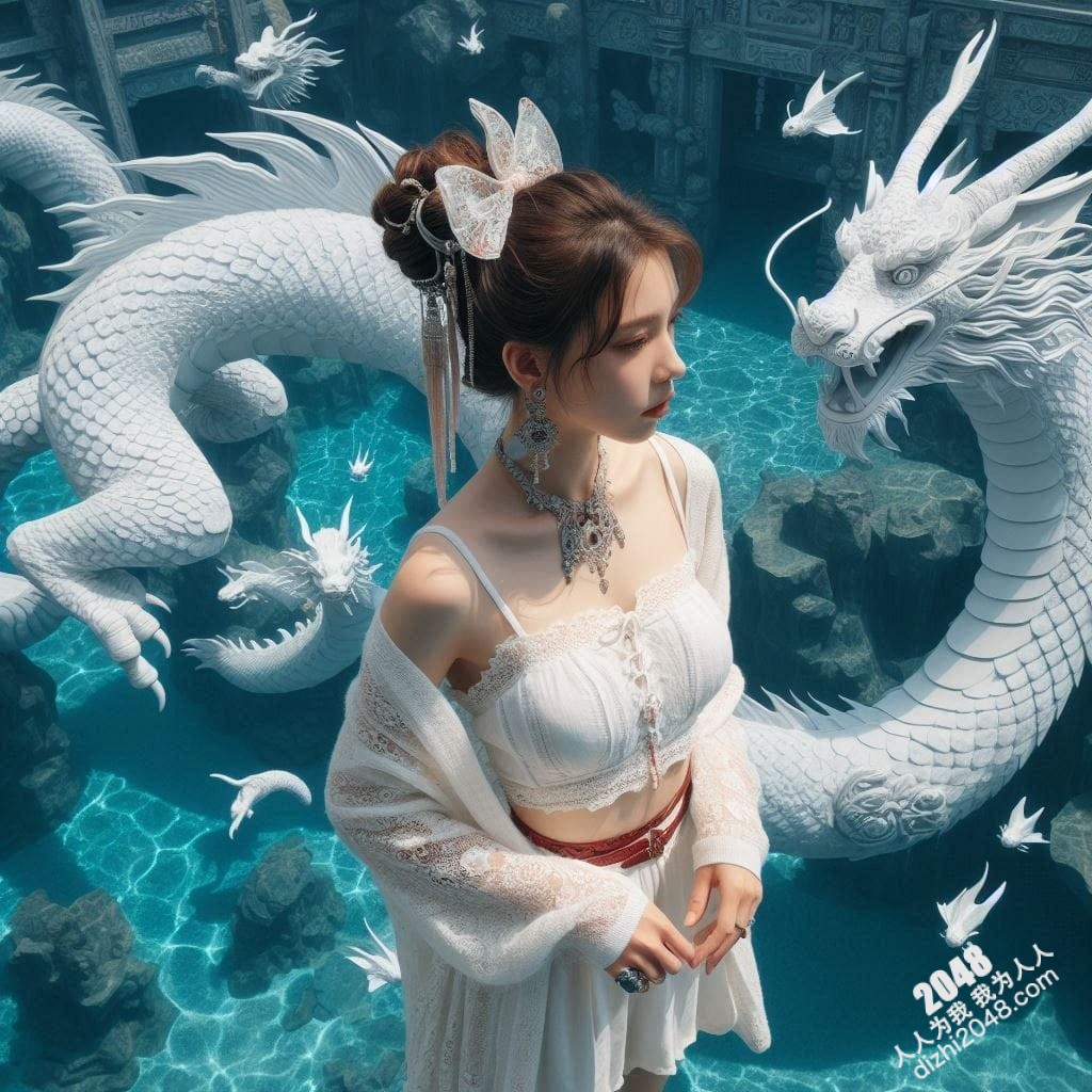 嫦娥海底魅影：月宫仙子深海私藏，绝美曲线诱惑无限(15)