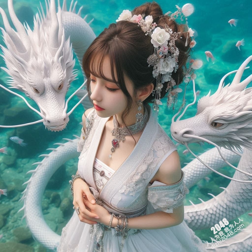 嫦娥海底魅影：月宫仙子深海私藏，绝美曲线诱惑无限(26)