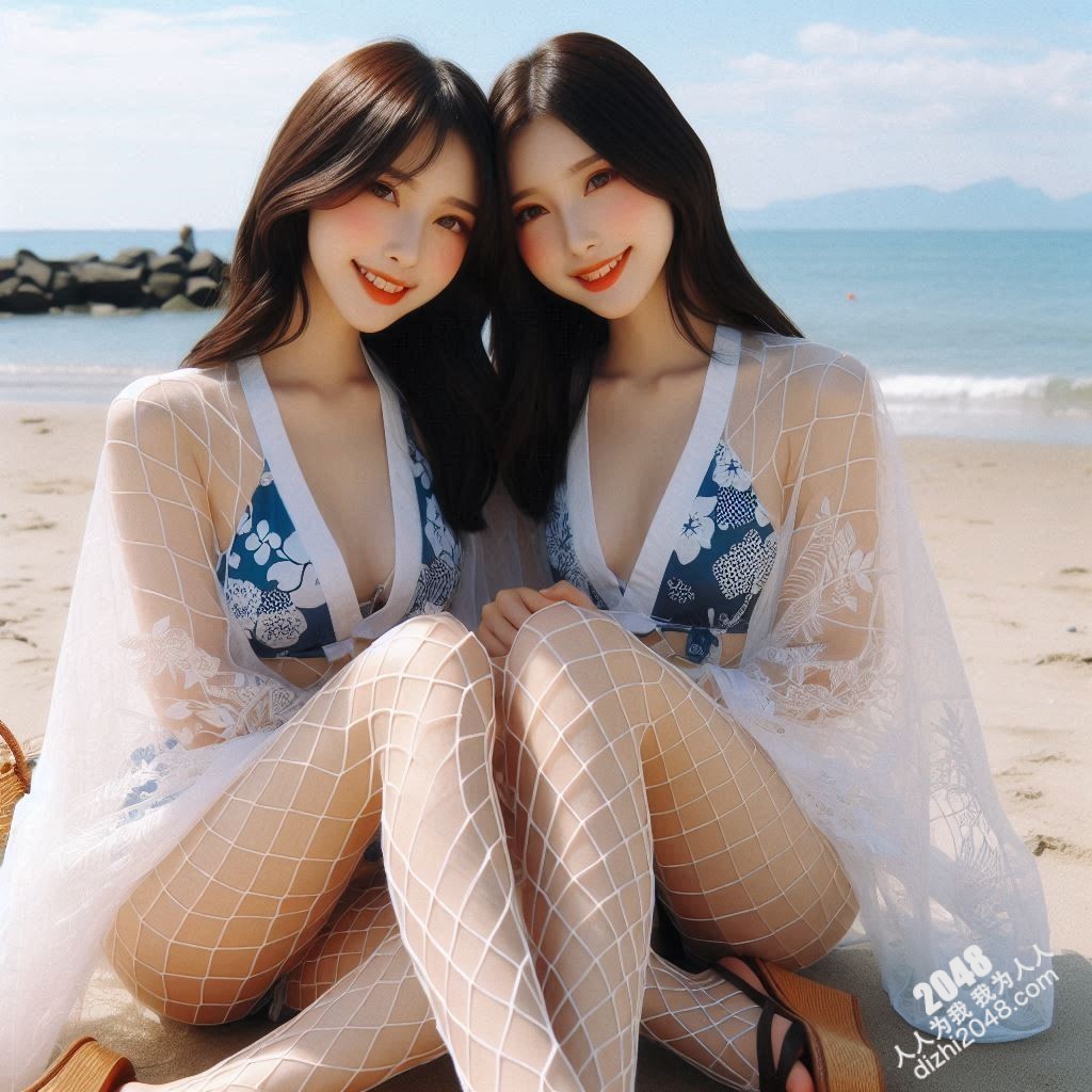 海滩上的秘密：双胞胎姐妹的夏日诱惑
