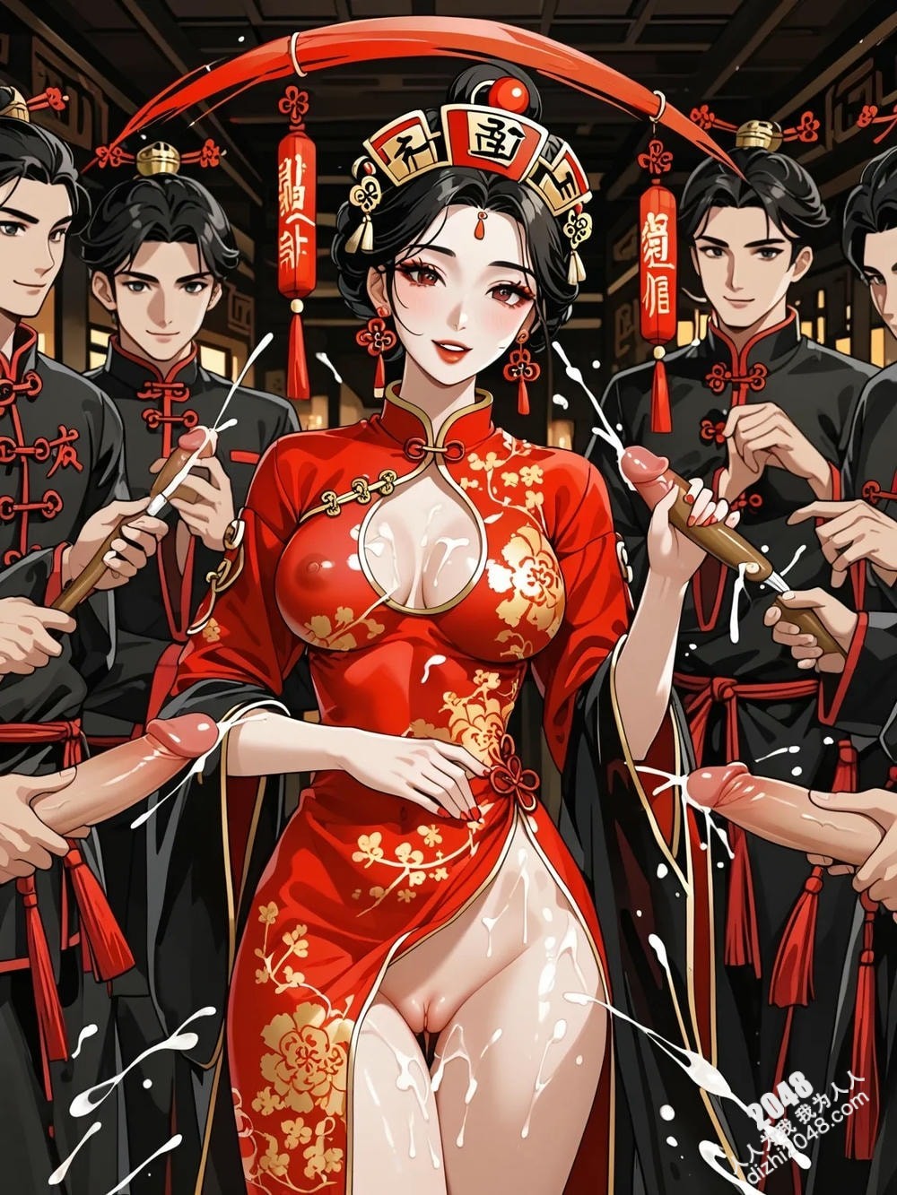 旗袍尤物青楼夜：一场禁忌的盛宴(12)