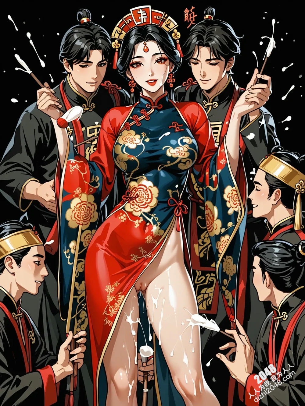 旗袍尤物青楼夜：一场禁忌的盛宴(11)