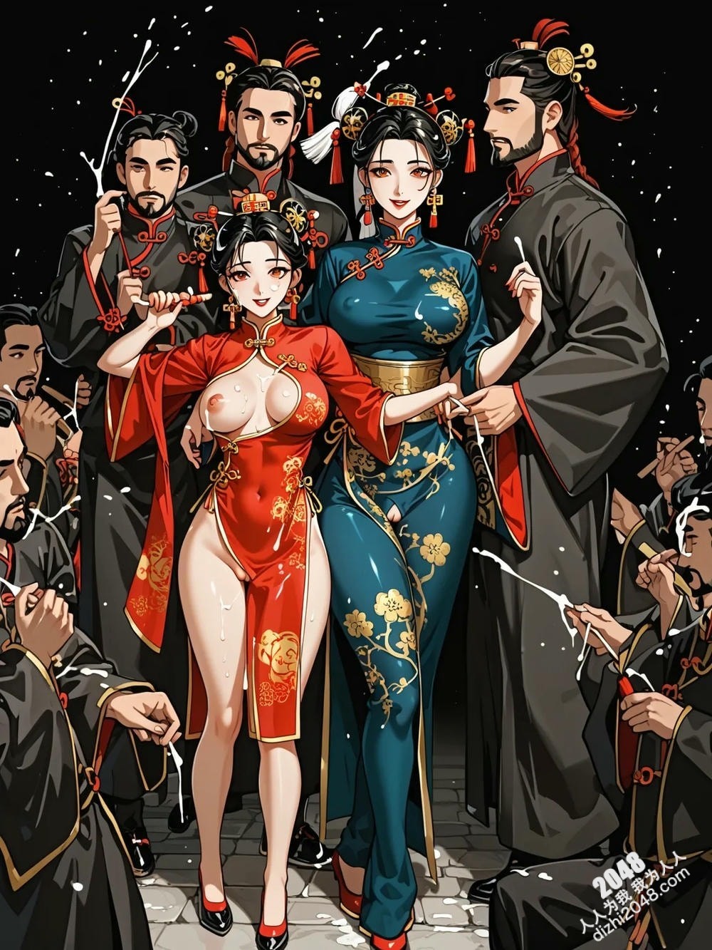 旗袍尤物青楼夜：一场禁忌的盛宴(10)