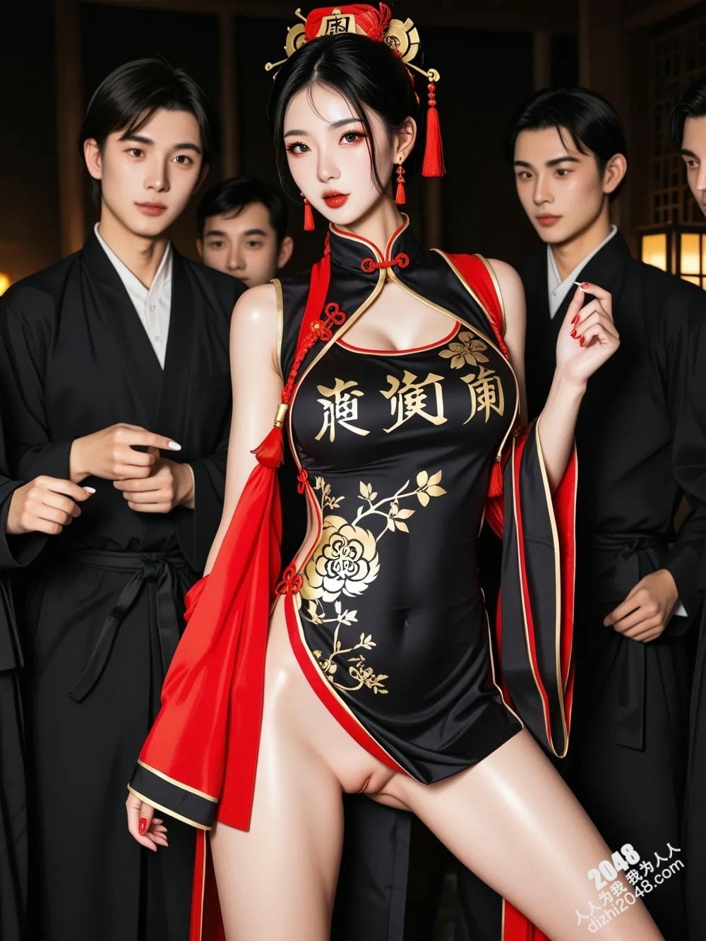 旗袍尤物青楼夜：一场禁忌的盛宴(16)