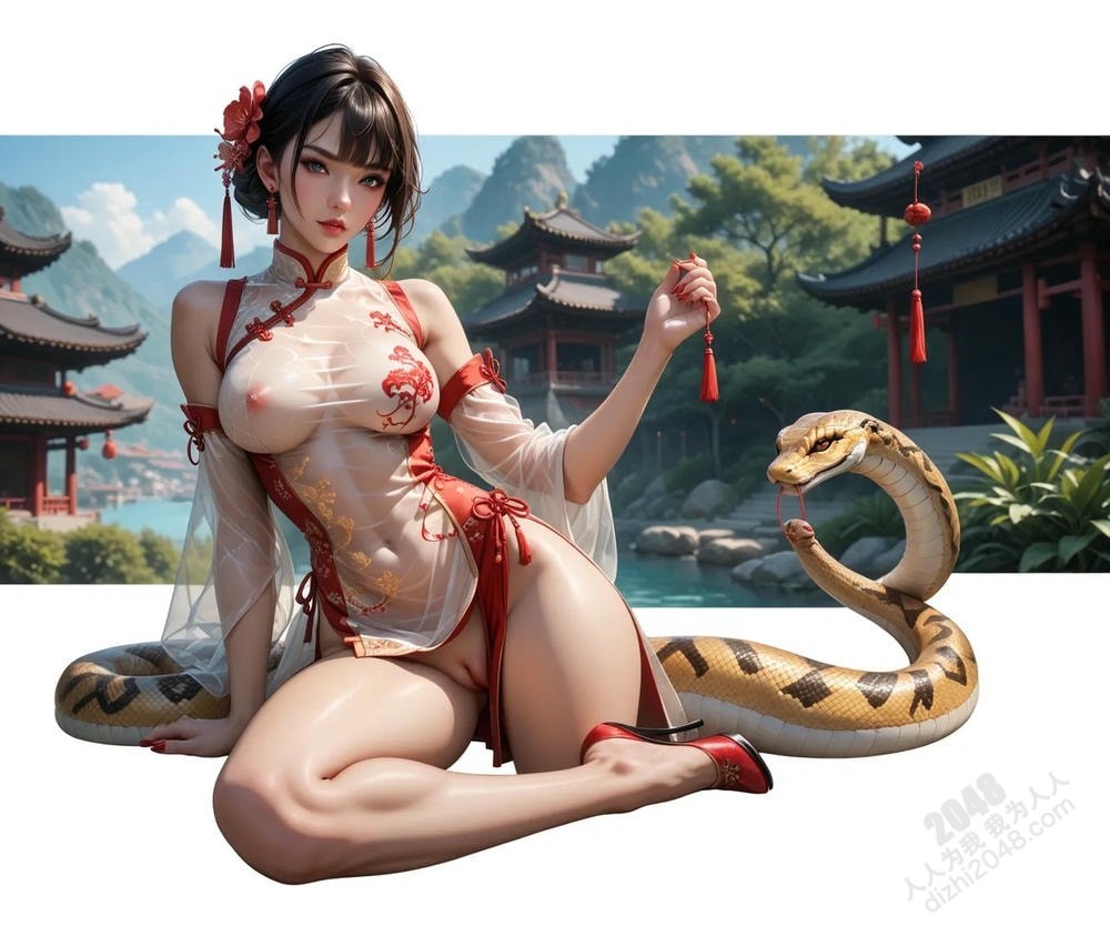 旗袍尤物与灵蛇的秘密：蛇年春光乍泄(4)