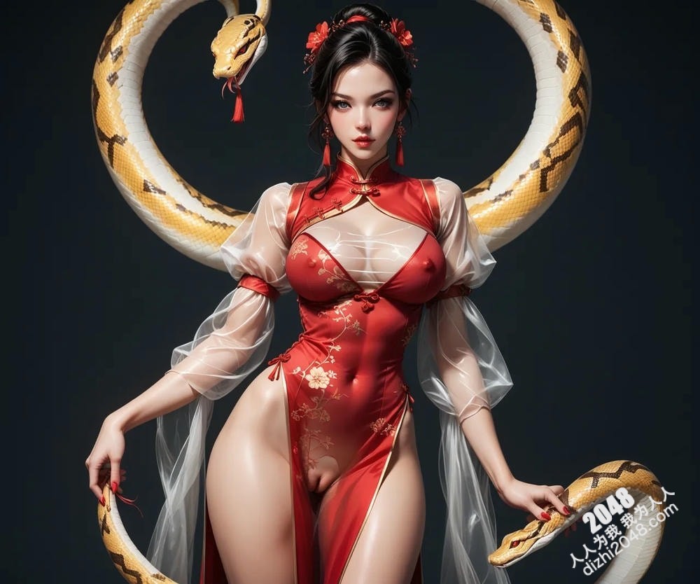 旗袍尤物与灵蛇的秘密：蛇年春光乍泄(14)