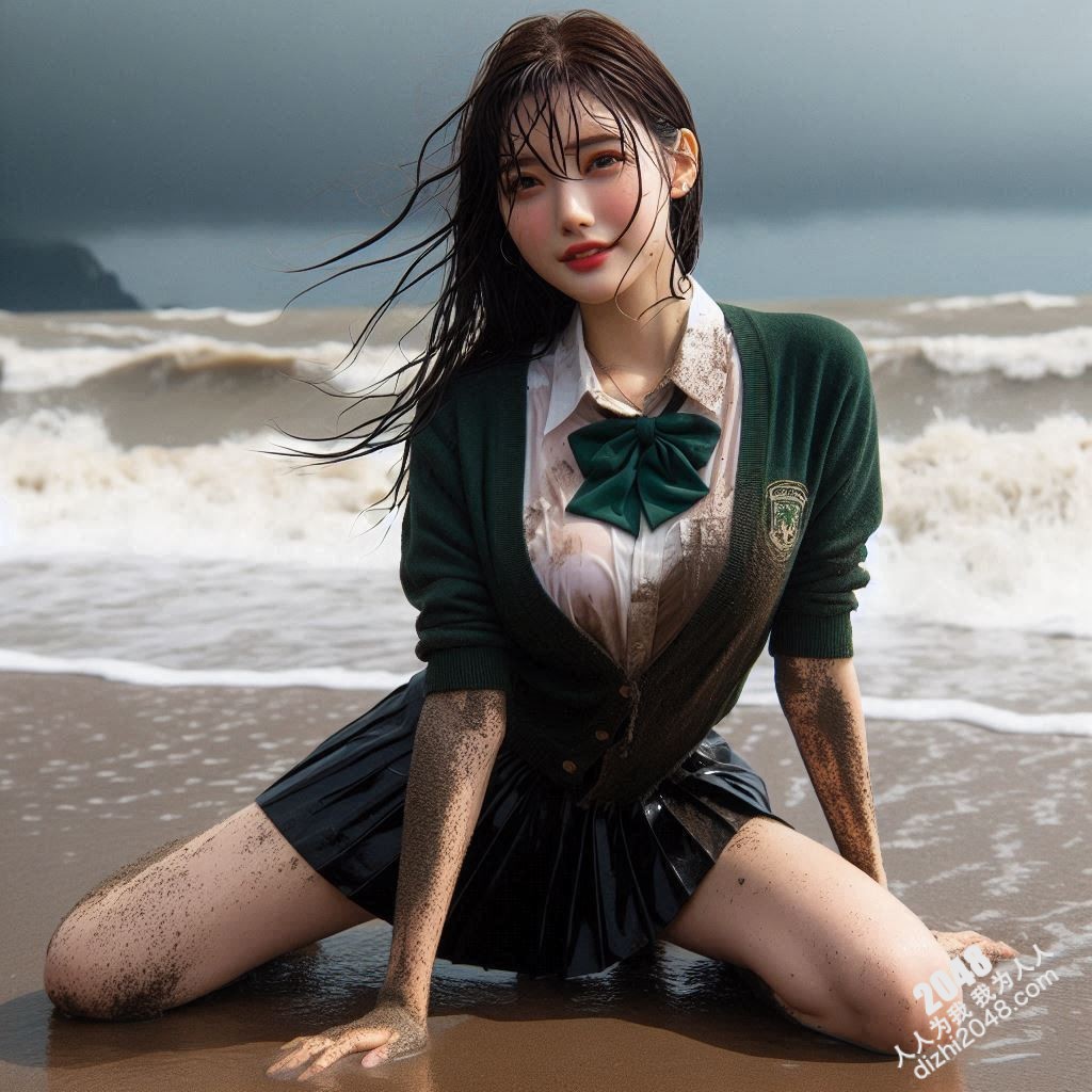 海滩上的尤物：湿身诱惑，令人窒息的性感(5)