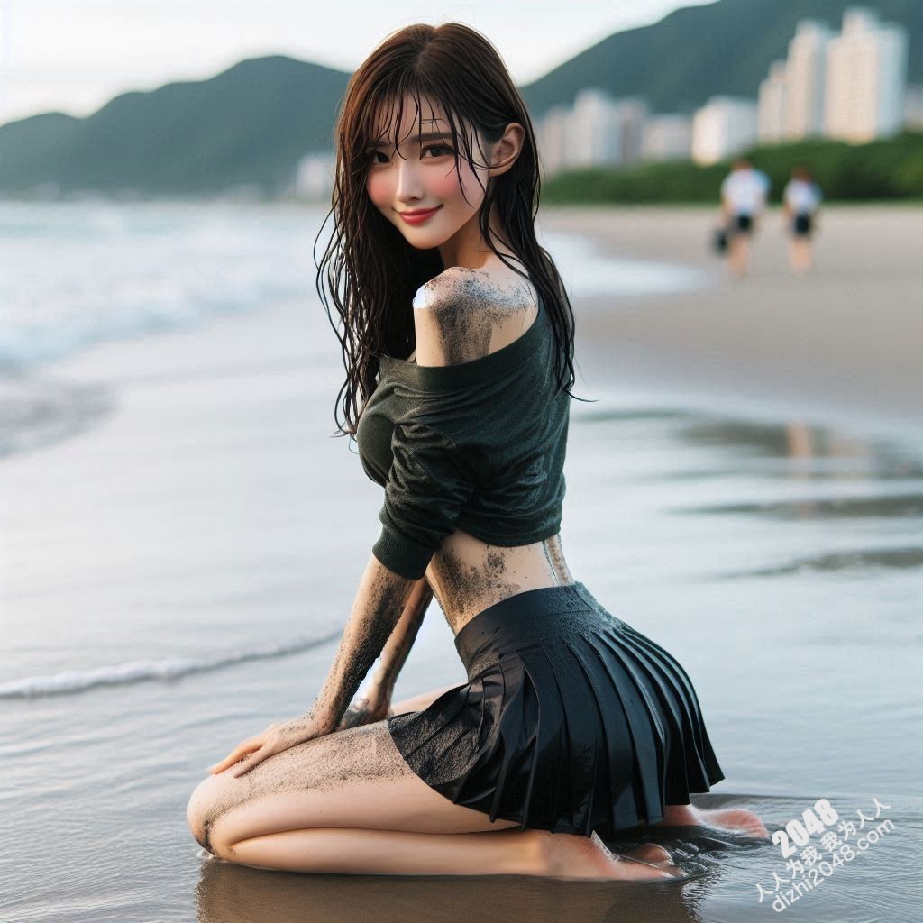 海滩上的尤物：湿身诱惑，令人窒息的性感(6)